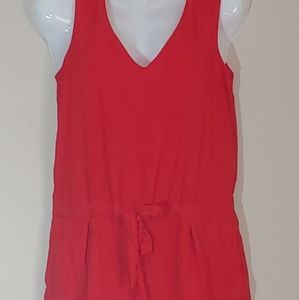 Zara Basics Red Romper size M